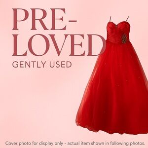 Mori Lee Red Princess Gown Sweet 16 / Formal – Pre-Loved